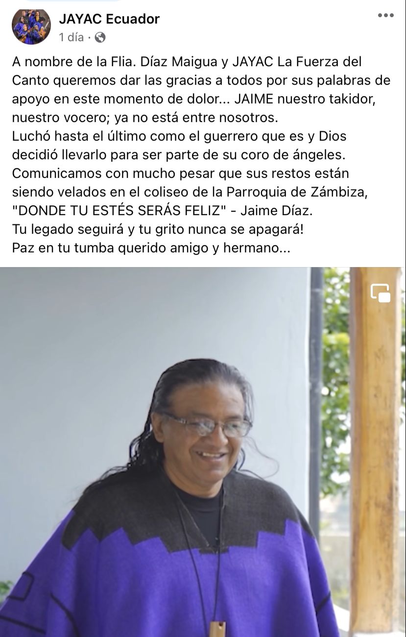 "¡Tu legado seguirá y tu grito nunca se apagará!"