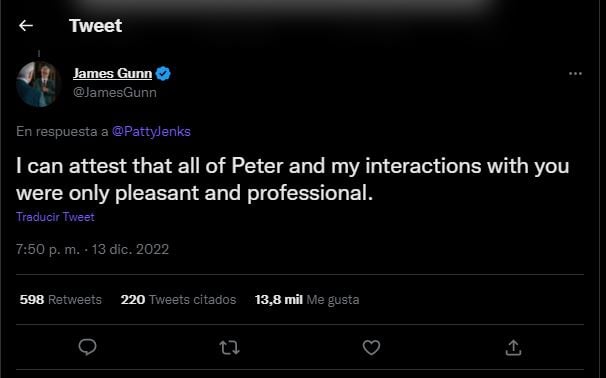 James Gunn desmiente rumores.