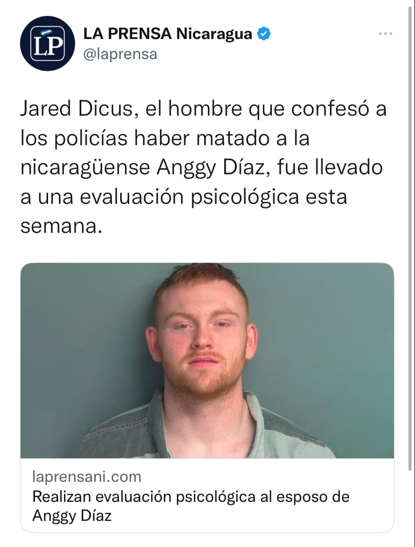 Le practican examen a esposo de Anggy Díaz