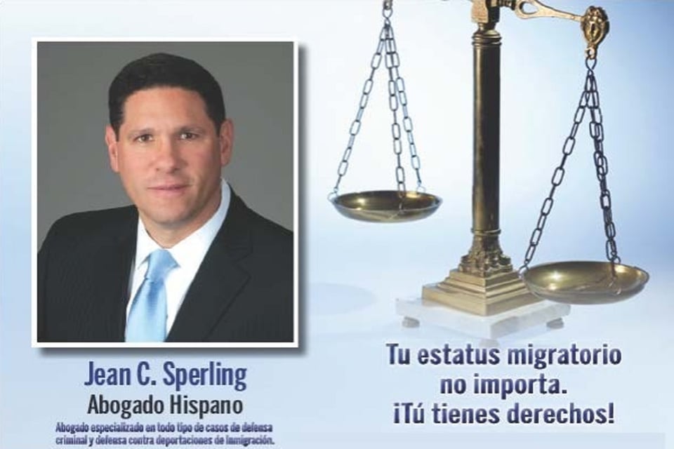 Abogado Jean C. Sperling: compromiso hacia la comunidad hispana