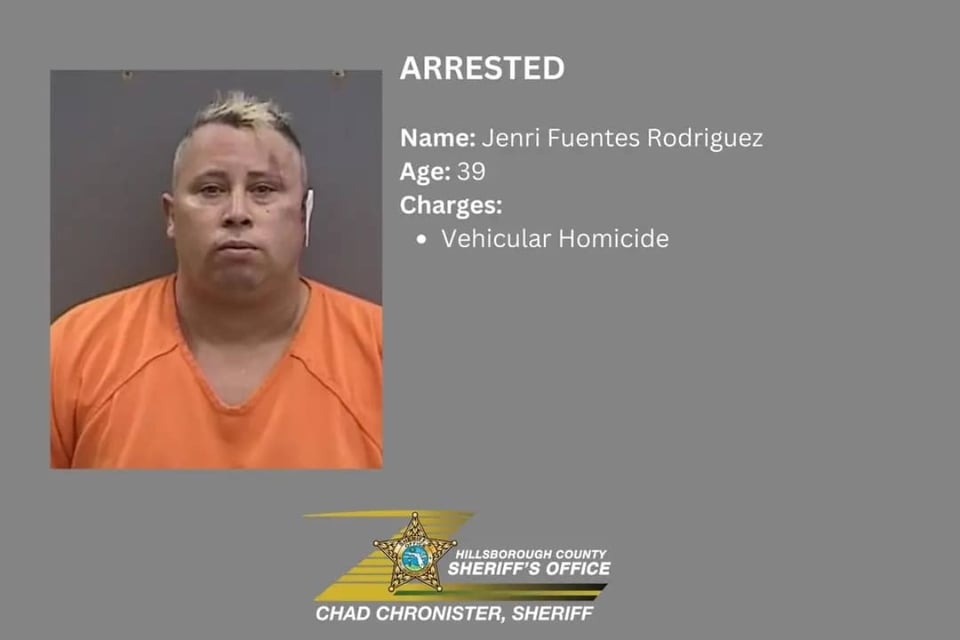 Accidente, Choque, Hillsborough, Florida, Jenri Fuentes Rodríguez, MundoNow