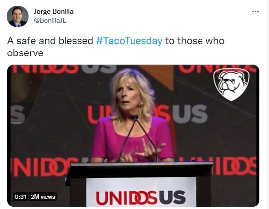 "No wonder Hispanics flee the Democratic Party!"