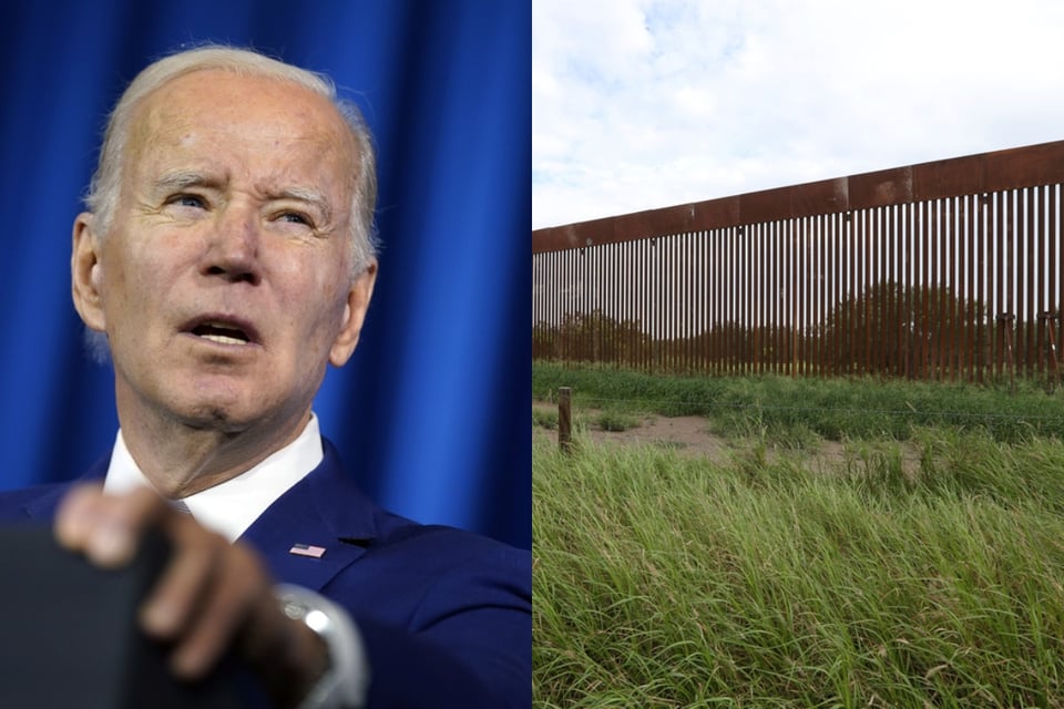 Joe Biden ordena reforzar muro fronterizo en zona de mayor cruce de migrantes