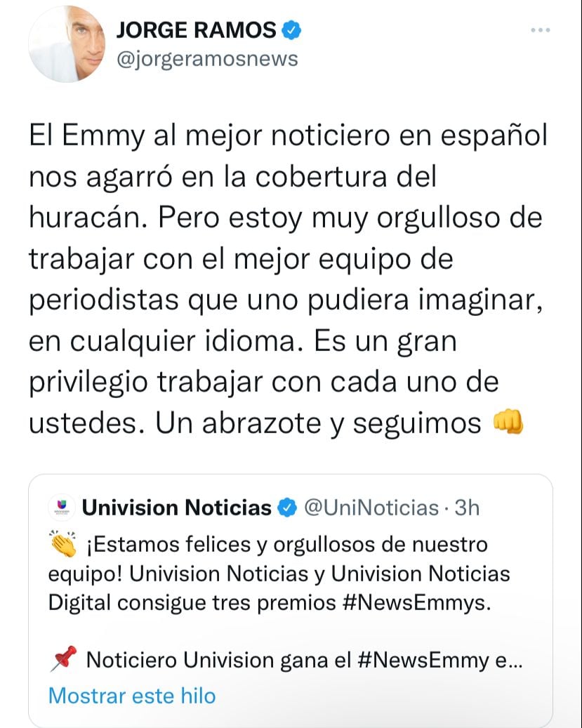"Es un gran privilegio"