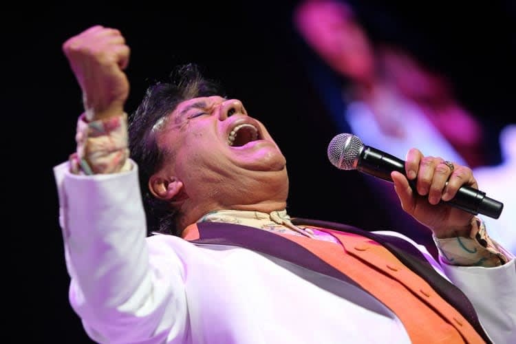 A renowned singer
