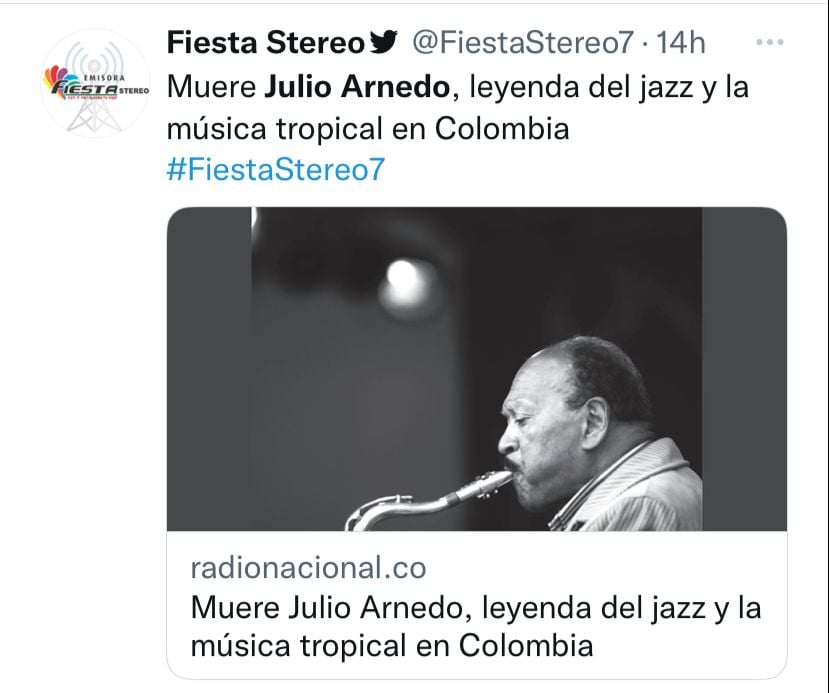 "Nos dejó don Julio Arnedo"