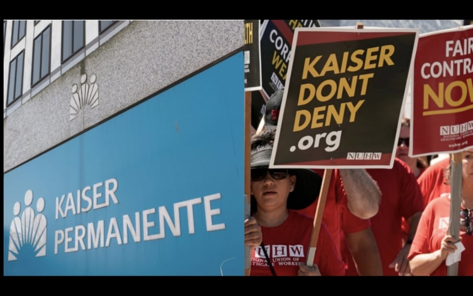 Más de 75 mil trabajadores de hospitales de Kaiser inician huelga de tres días featured image