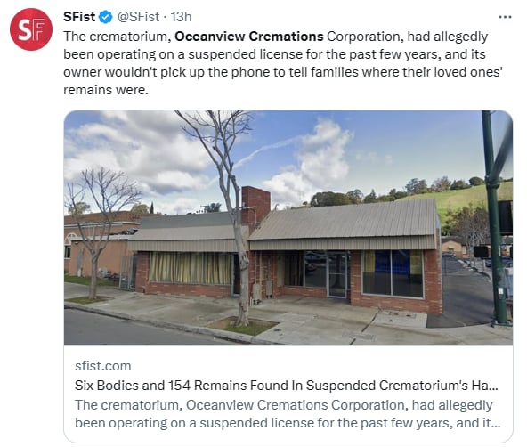 Cadáveres Estados Unidos