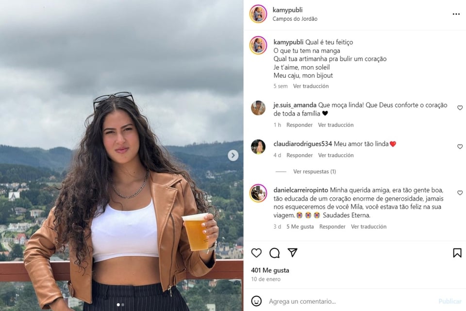Kamylla Cristina Rosa, misa, último adiós, familia, MundoNOW