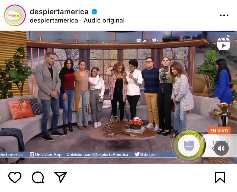 Karla Martínez fue la encargada de dar la triste noticia
