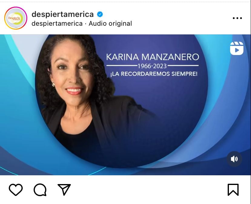 Muere Karina Manzanero, integrante de Despierta América