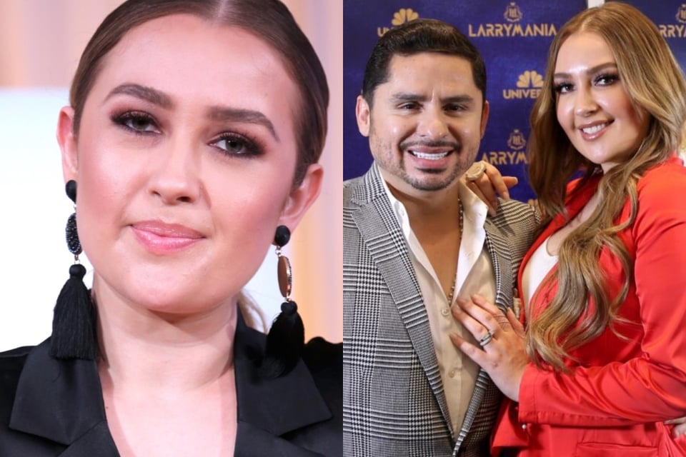 Kenia Ontiveros, esposa de Larry Hernández, presume su pancita y le dicen que parece de niño