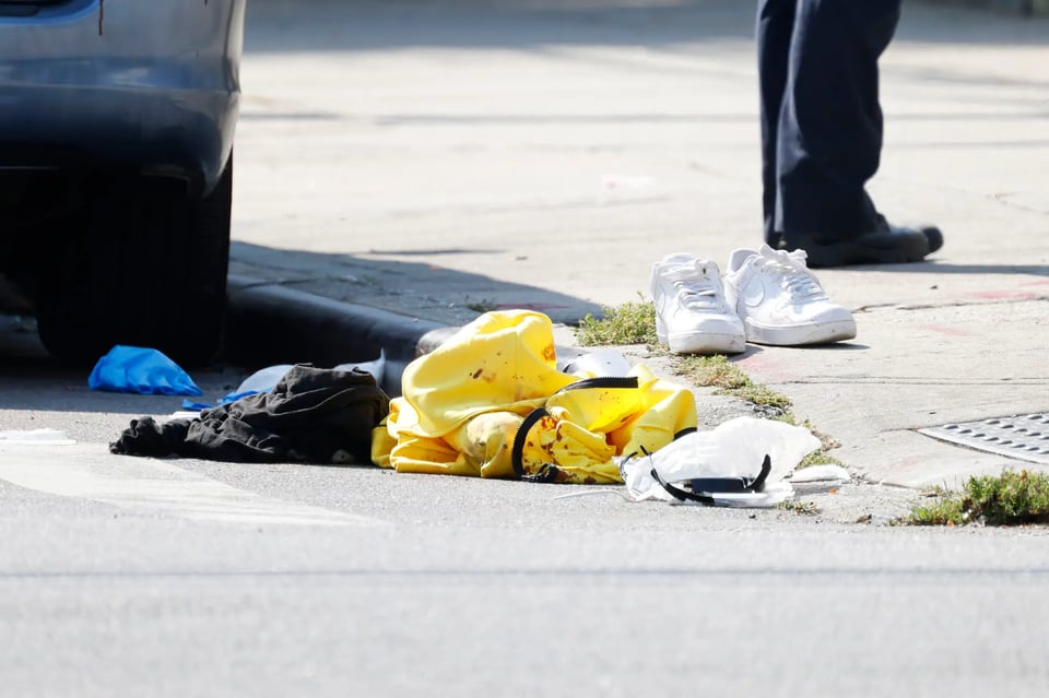 Hombres scooter Nueva York: Habitantes sorprendidos