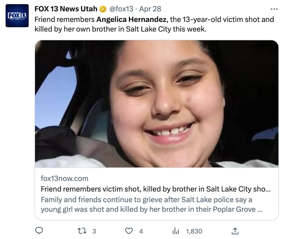 "Esta hermosa niña no se merecía lo que le pasó"