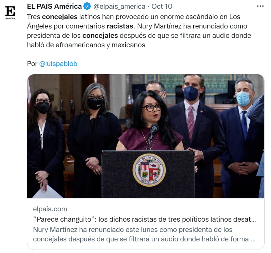 Joe Biden concejales racistas
