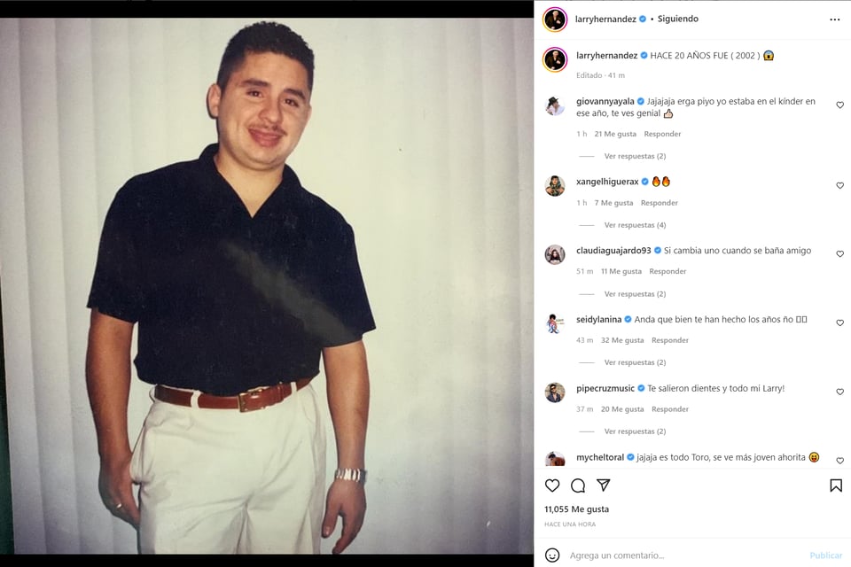 Larry Hernández foto vieja