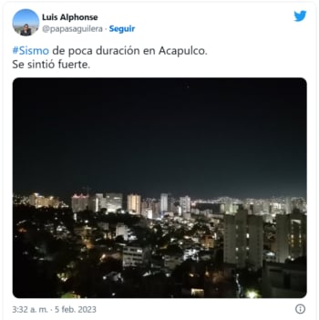 Sismo Acapulco Ciudad México