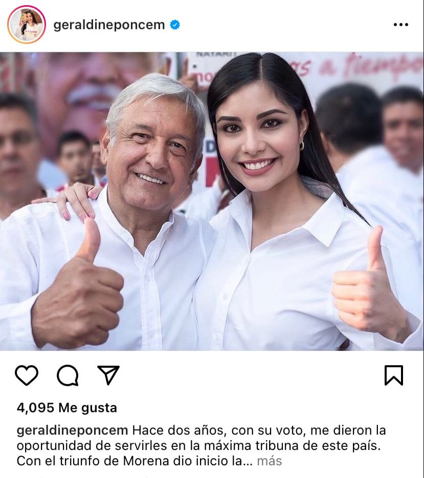 The supposed "AMLO's girlfriend" and his 'strong hand' against 'irresponsible' policemen