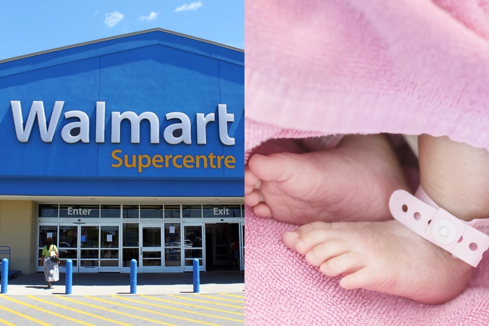 Tres ladrones de Walmart abandonan a bebé en una tienda