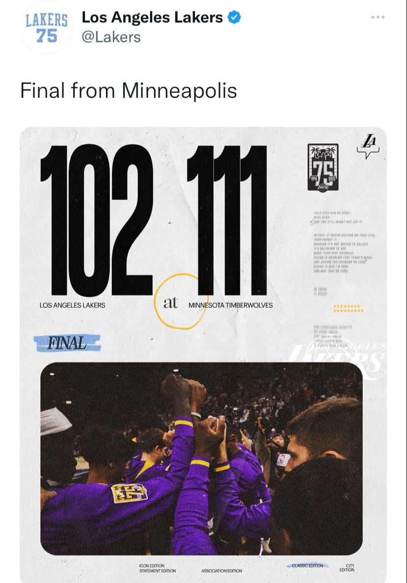 Lakers no tienen buen arranque