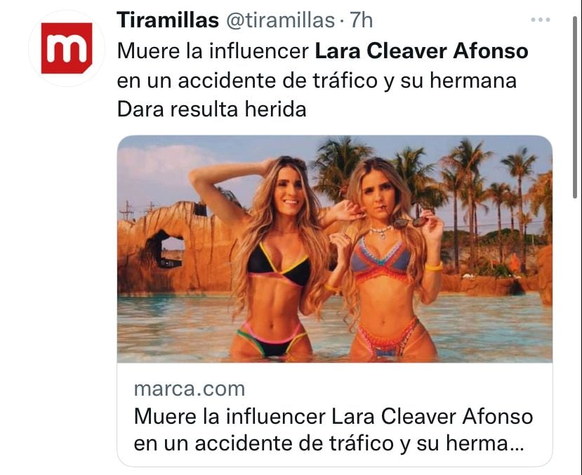 Así murió la joven influencer