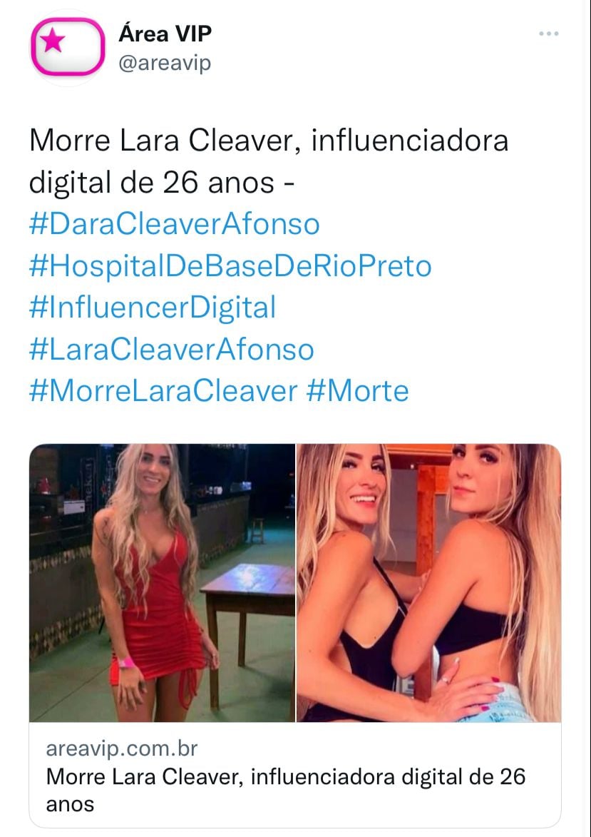 ¿Cómo terminó la hermana de Lara Cleaver Afonso?
