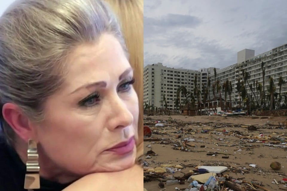 Leticia Calderón muestra cómo quedó su casa por huracán Otis