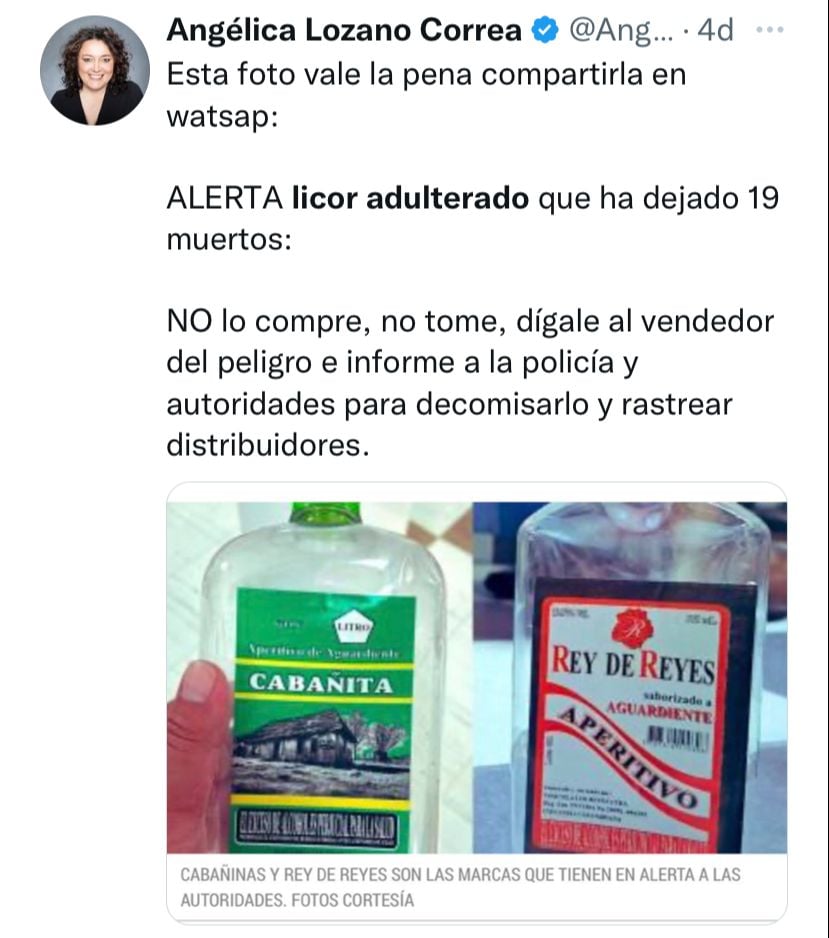 Otras 19 muertes por licor adulterado