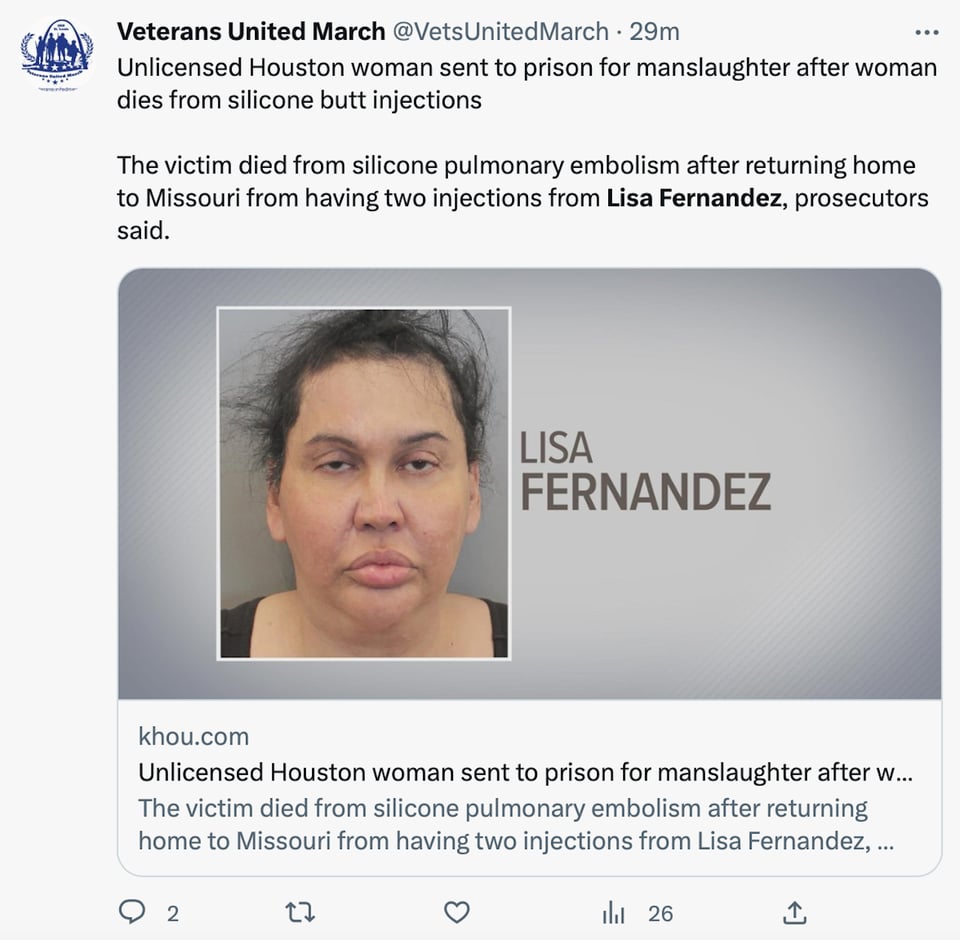 A Texas cell is already waiting for the Hispanic woman to serve her sentence