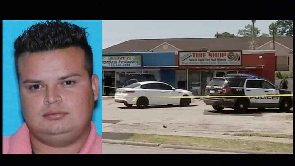 Tire shop employee, Manuel Armando Villeda, killed two men and fled