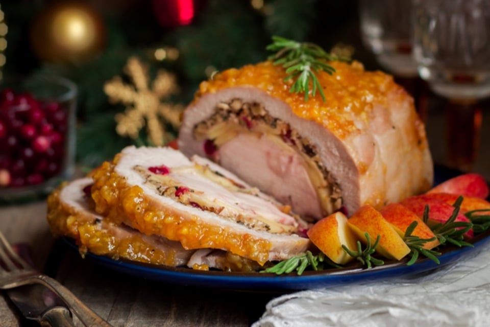 Especias, Cocción, Hornear, Complemento, Receta lomo de cerdo relleno