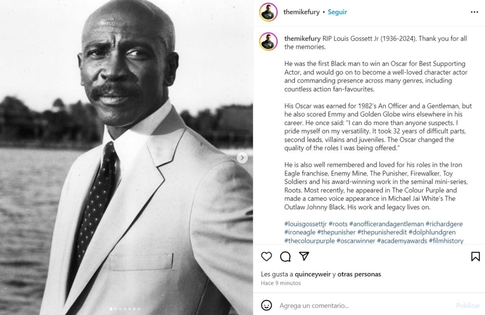 Louis Gossett Jr dies, condolences, farewell messages, condolences, MundoNOW