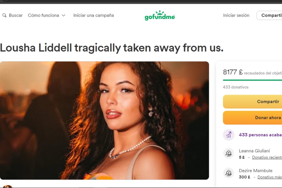 Muerte, Accidente, Lousha Lidell, Londres, Inglaterra, Modelo