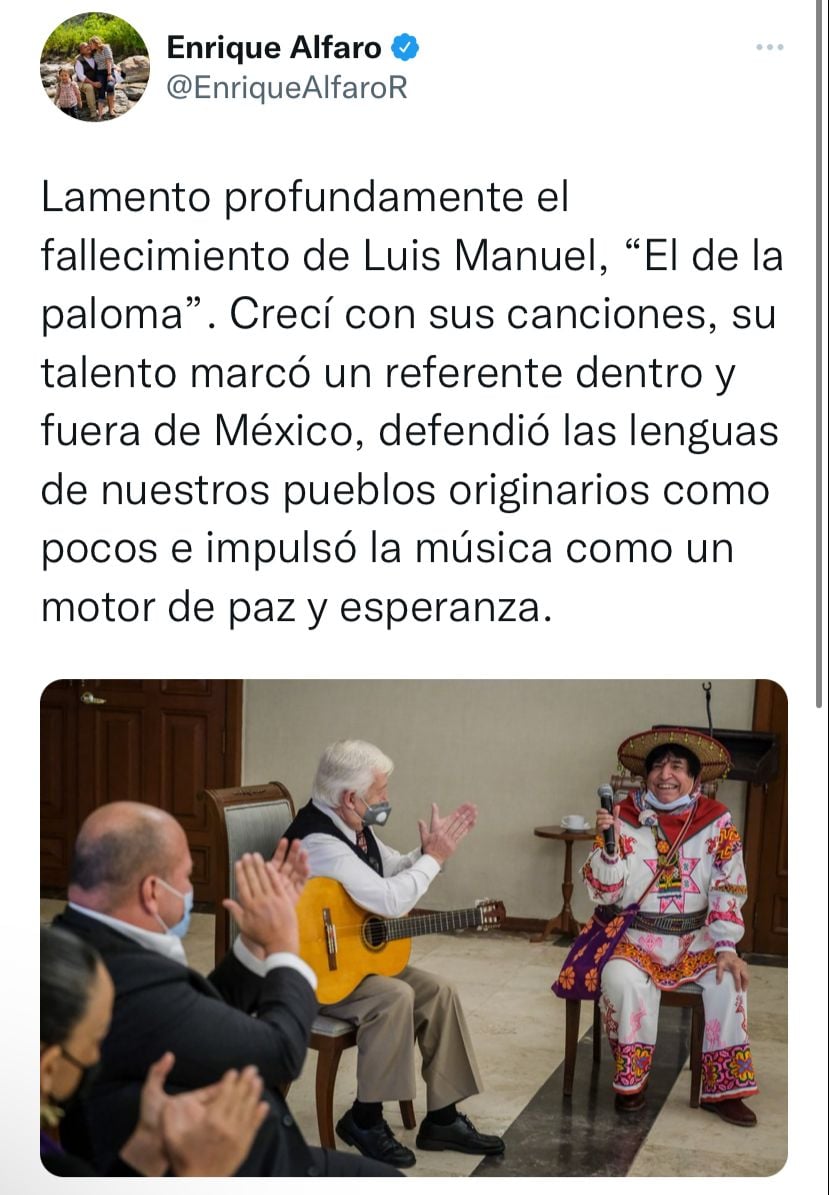 ¿De qué murió Luis Manuel 'El de la Paloma'?