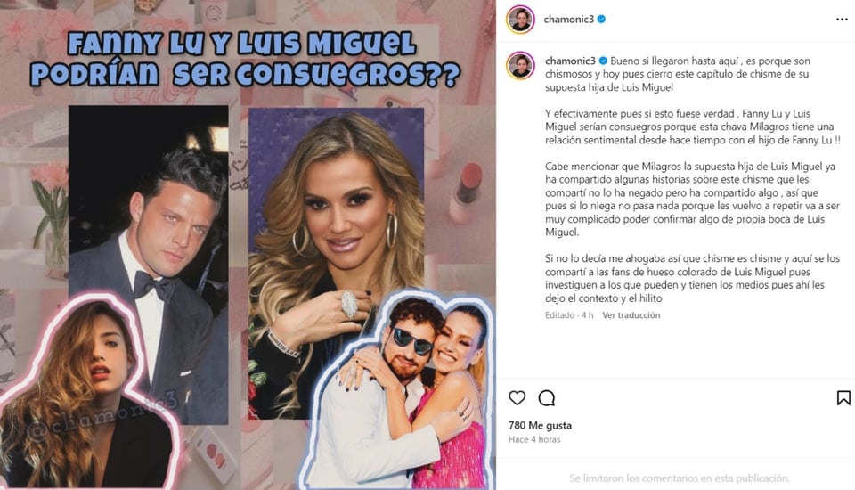 Luis Miguel Fanny Lu, in-laws, boyfriends, singers, MundoNOW