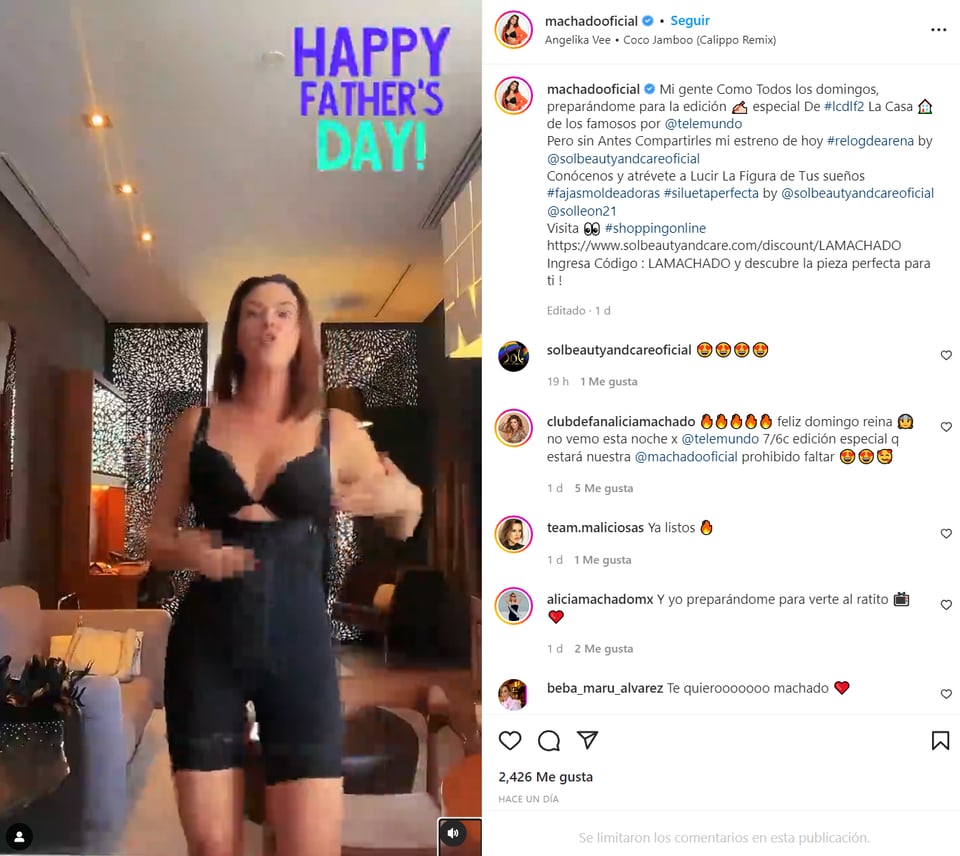 Alicia Machado faja negra