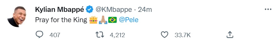 Pelé desahuciado cáncer colon
