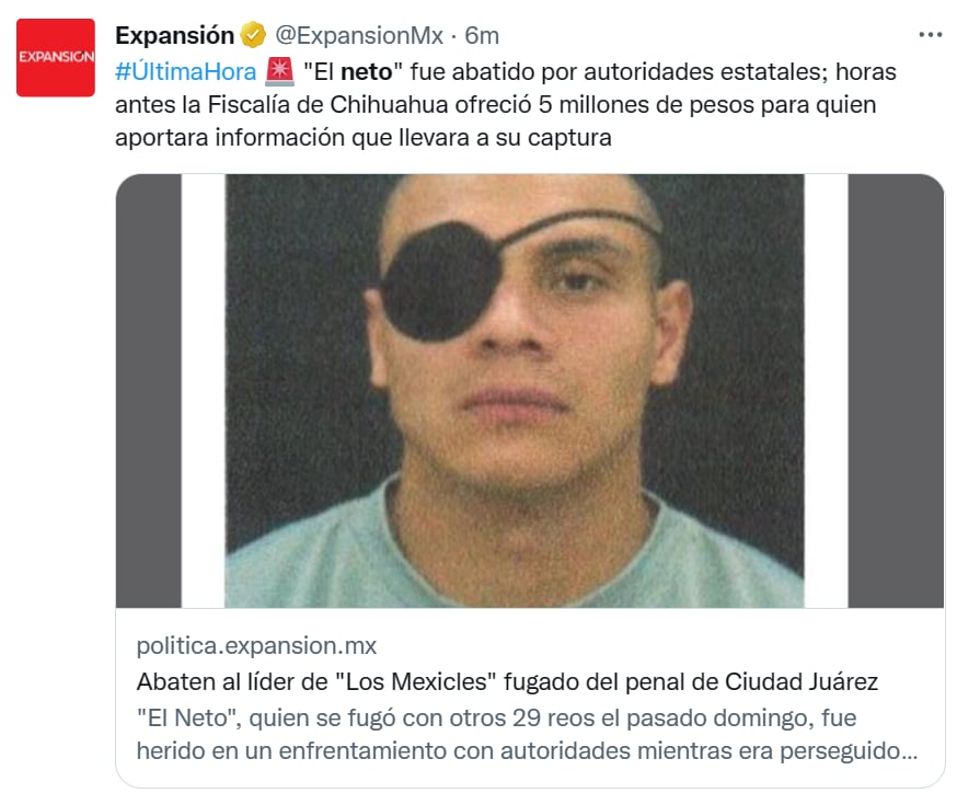 Muere líder Mexicles