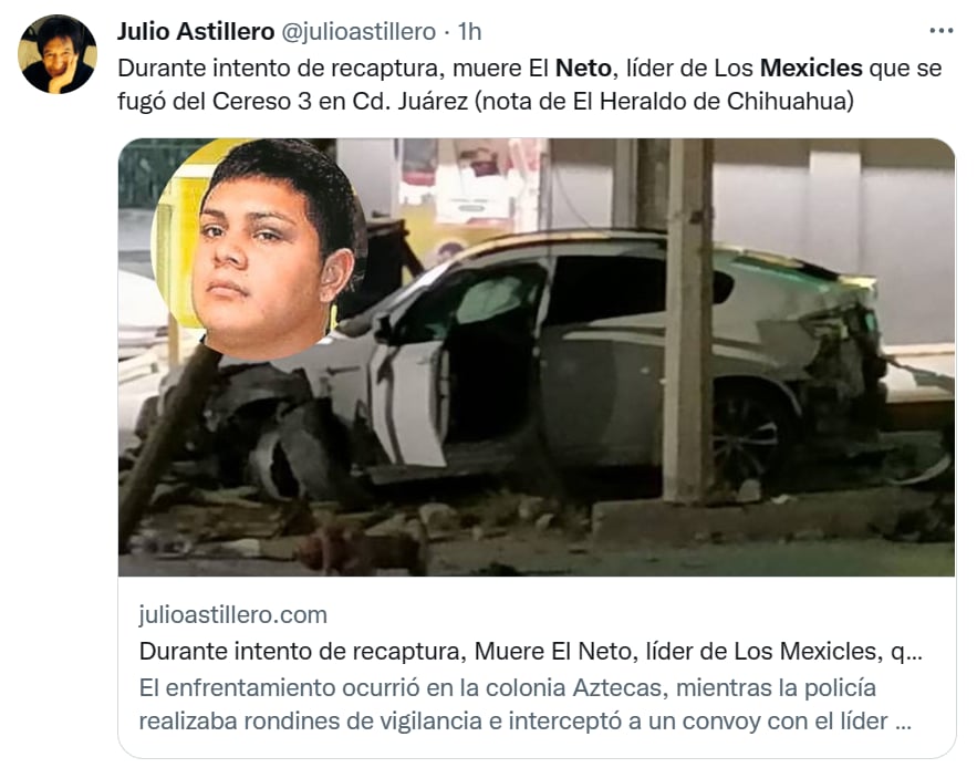 Muere líder Mexicles
