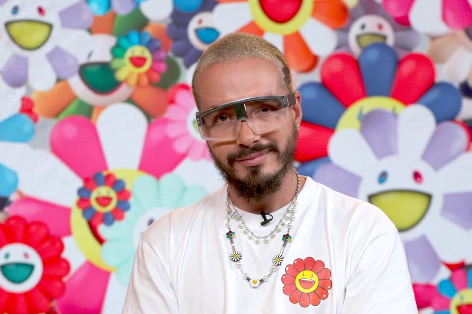J Balvin, colores, flores, artista, DJ