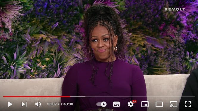 Michelle Obama hace revelación