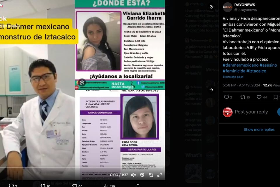 investigación criminal, biólogo, víctimas, madre e hija, MundoNOW