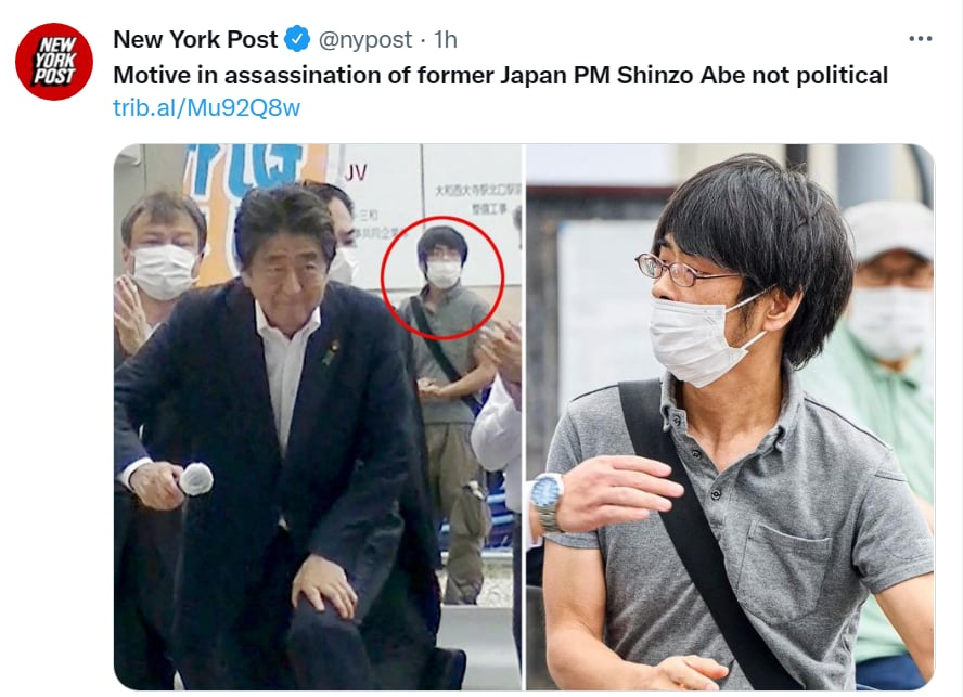 Asesinato Shinzo Abe Japón