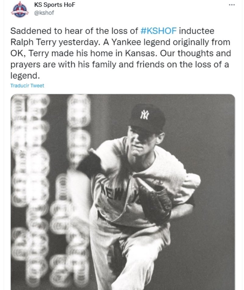 Ralph Terry Yankees dies: Who was this pitcher?