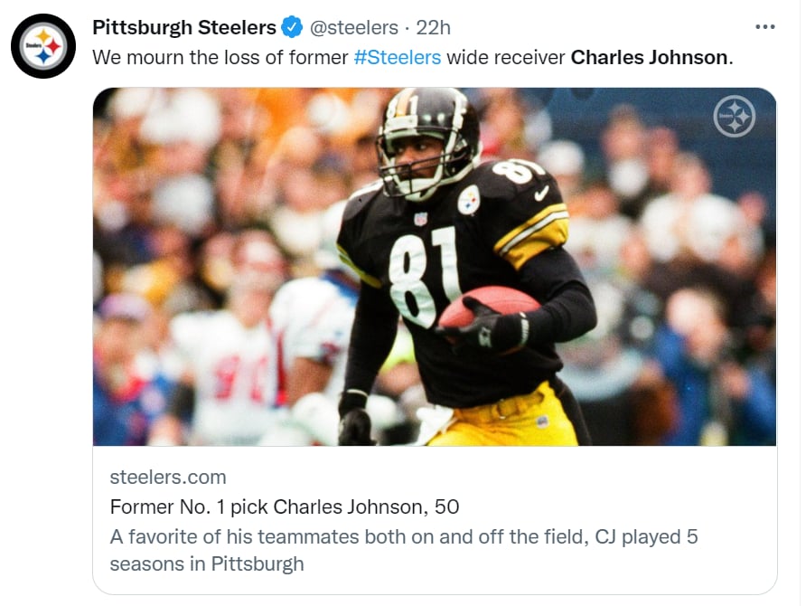 Fallece jugador NFL