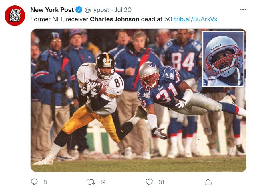 Muere Charles Johnson