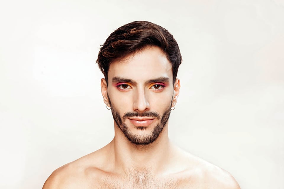 radiante, género, sombra de ojos, artístico, MundoNOW