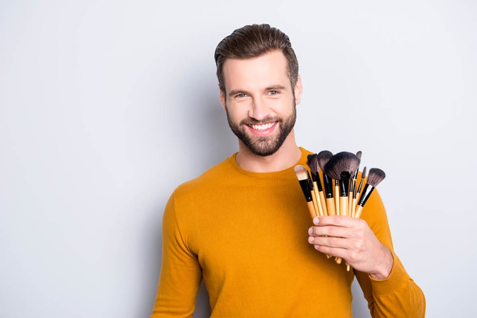 estigma, estereotipos, cuidado de la piel, hombre, cepillos