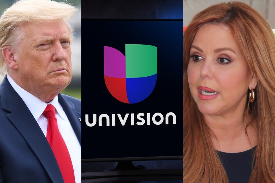 Critican a María Celeste por estallar contra Univisión y Donald Trump