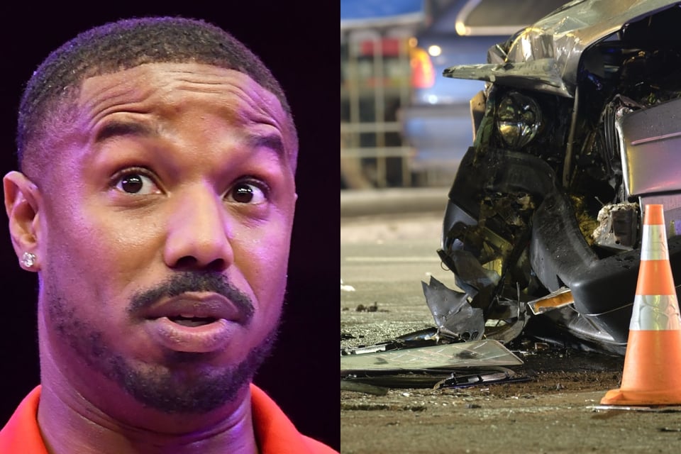 El actor Michael B. Jordan sufre accidente de automóvil featured image